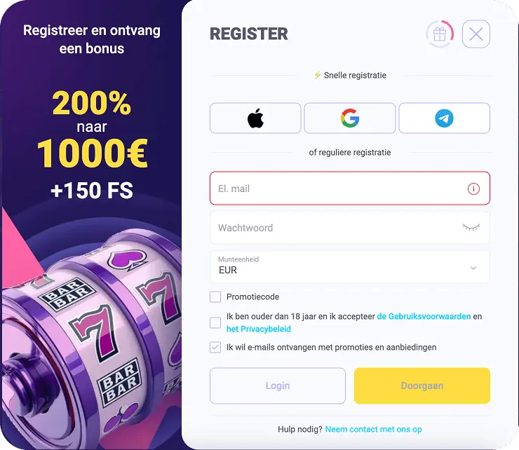 Registratie